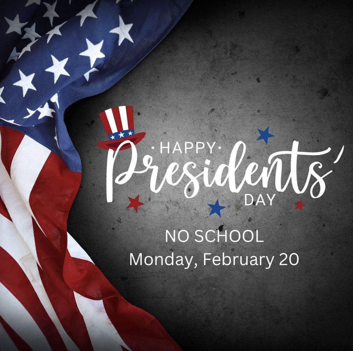 Presidents’ Day Monday, February 20, 2023 No School Nebo School